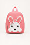 Boys-Girls Mini Backpack - Rabbit and Football Pattern, Zipper Closure, Adjustable Strap, Kindergarten and Daily Use Bag - 2
