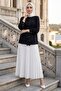 Ruffle Front Shirt Black Hm2949 - 3