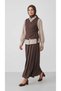 Women's Vest, Shirt, Skirt, Elastic Waist, Three-Piece Suit