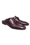 Brown Laceless Genuine Leather Men's Half Shoes