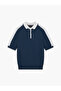 Men Intarsia Sleeveless Polo Shirt - 3