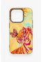 iPhone 14 Pro Compatible Tiger of the Sun Patterned Silicone Case - 2