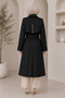 Lined Belted Double Button Trench Coat - 2