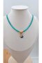 Fish Detail Turquoise Design Necklace