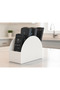 3D Printing Remote Control Organizer - Multi-Compartment Tv Remote Control Desktop Organizer-White