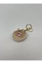 Keychain with Stone Figures – Cat, Dog, Bear and Cute Animal Patterns and Special Design Gold Bag Accessory - 2