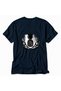 Arma Style Pineapple Graphic T-Shirt - Navy Blue - 6