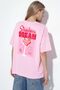 Oversize Printed Crew Neck T-Shirt - 2