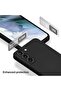 Case for Samsung Galaxy S21 Plus Back Cover Slim Fit for Soft TPU Cover Flexible Silicone BLACK - 6