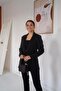 Black Jacket and Trousers Set - 3