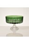 Crystal Cut Decor Sandra Presentation Bowl - Glass Bowl 25cm