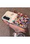 Samsung Galaxy S21 Fe Compatible Silicone Edge Hard Back Case Couple Phone Case with Floral Pattern - 2