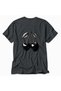 Tattoo Style Cherry Print T-Shirt - Smoked - 6