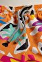 Egyptian Men's Abstract Floral Patterned Swim Shorts Mustard - 5