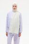 Naia Jacquard Shawl Stripe Pattern - Stone