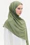 Jakar Rami Shawl with Baklava Pattern - Green - 4