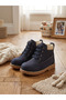 Genuine Leather Lace-Up Full Custom Orthopedic Children's Boots - 3