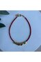 Drop stone afghan beaded anklet - 2