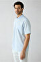 Short Sleeve Regular Fit Seersucker Button-Down Collar 100% Cotton Striped Pocket Shirt - 2