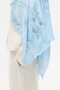Velvet Kraş Shawl - Blue - 2