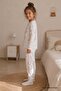 Girl's New Season Cotton Patterned Pajama Set Tkm1021 - 6