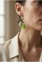 Handmade Authentic Earrings with Tassel Detail - 2