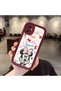 Samsung Galaxy A05 Compatible Case Camera Protector Minnie Pattern Burgundy Dear Couple Silicone Phone Case