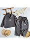 Stay Kind Premium Fabric Oversize Kids Tracksuit Set - 3