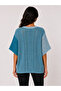 Women's V-Neck Openwork Knitwear Sweater - 2