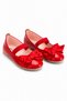 Girl's Red Bow Ballerina Ballet Shoes
