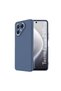 Tecno Pova 7 Ultra Compatible Silicone Case Pastel Color Tone Flexible Cover with Camera Protection Navy Blue