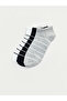 Alita City 3-Pack Women's Booties Socks with White Stripes and a Difference in Color