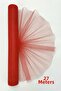 27 Meters Iranian Greek Tulle Red, Engagement Dowry Bundle Door Birthday Convoy Party Decoration, (Width 70cm)