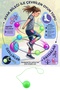 Children's Anklet Foot Ball Educational Gymnastic Activity Balance Skill Stress Relief Foot Ball Game - 4