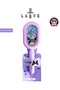 New Season Licensed Silvery Sequined Children's Hair Comb Purple Shiny Fun Design - 2