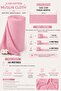 100% Cotton Şile Diaper Fabric Pink 145 cm Natural Wrinkled Summer Lightweight Fabric by the Meter - 6