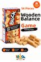 54 Piece Wooden Jenga Educational Strategy and Balance Game