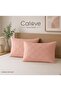 Premium 100% Cotton Gray Pillow Protector Mattress Cover Set of 2 Quilted Soft Textured - 2