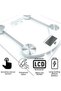 Digital Square Glass Scale Impact Resistant Scale High Precision Weighing Scale TF 1052 - 4