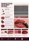 Lip Liner 12-Piece Set Lip Plumping Look Lip Liner Set Brown Nude Burgundy Red Shades Professional Lip Makeup Lip Liner Lip Moisturizer Brown Lip Liner Lip Care - 5