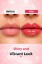 Red Lip Gloss 04 Ruby Red Glittery Lip Gloss Shimmering Glossy Finish Shine Gloss - 4