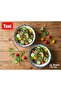 Kase Sunum Makarna& Salata Diet Round Plate 19 cm 2 Pieces Tile Pattern