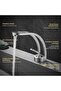 Bathroom Sink Faucet Waterfall Design New Model Matte Chrome Nickel Imported with 7 Years Warranty - 2