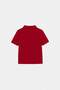 Burgundy Plain Knitted T-Shirt Tkdss24Ts00022 - 5