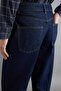 Koyu Mavi %100 Pamuk Normal Bel Wide Leg Jeans TWOAW27JE00020 - 4