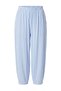 Blue Pocketed Wide Cut Pants with Elastic Waist Tdrss26Pl00070 - 4