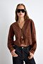 Kahverengi %100 Pamuk Fisto Brode Bluz TWOSS26BZ00740