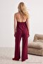 Bordo Viskon Örme Pijama Takımı THMAW27PT00094 - 4