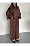Satin Oversized Mold Jacket and Pants Double Suit