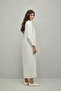 Mercerized Basic Dress Ecru - 6